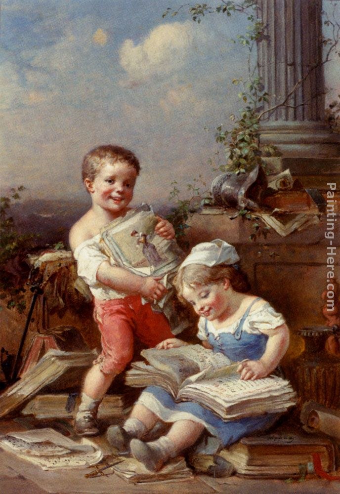 Francois-Louis Lanfant de Metz Soap Bubbles And Reading About Fashion (Pic 1)